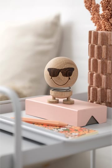 Hoptimist Smiley Cool M figuur - Raw oak - Hoptimist