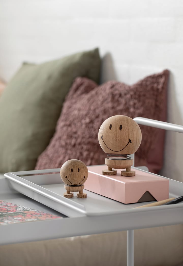 Hoptimist Smiley M figuur, Raw oak Hoptimist