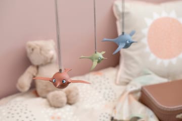 Hoptimist Soft Birdie M mobiel - Ruby - Hoptimist