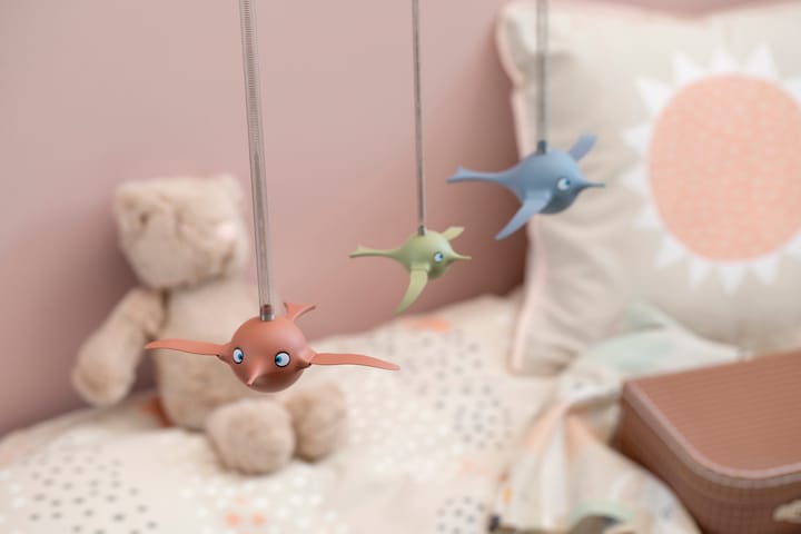 Hoptimist Soft Birdie M mobiel, Ruby Hoptimist