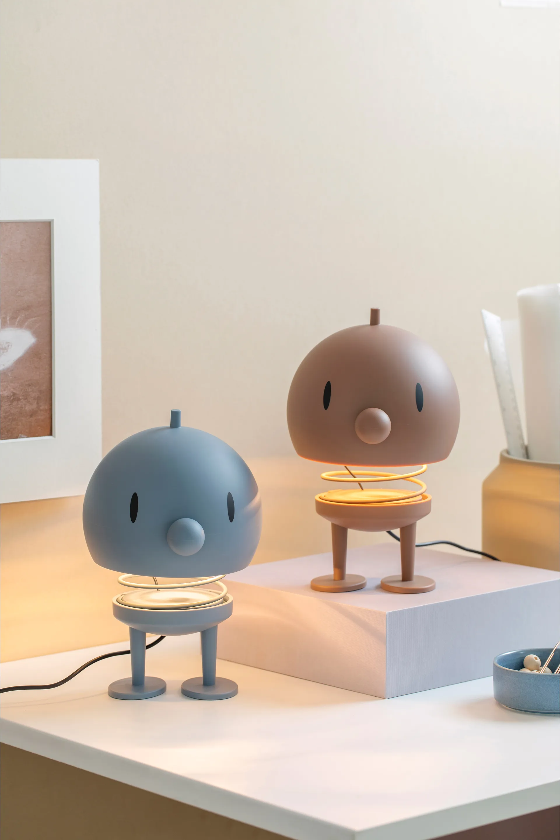 Hoptimist Soft Bumble lamp XL 23 cm, Sky Hoptimist