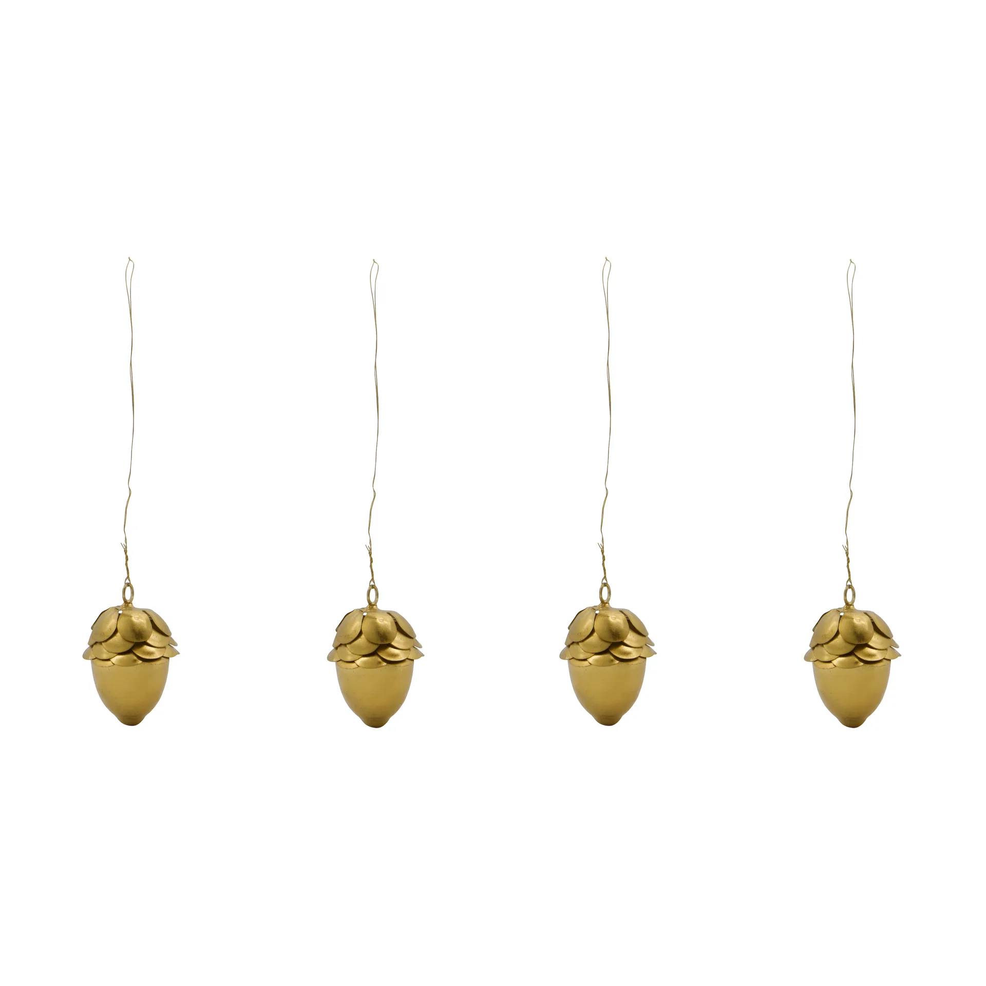 Acorn decoratieve hanger 4-pack, Goud House Doctor