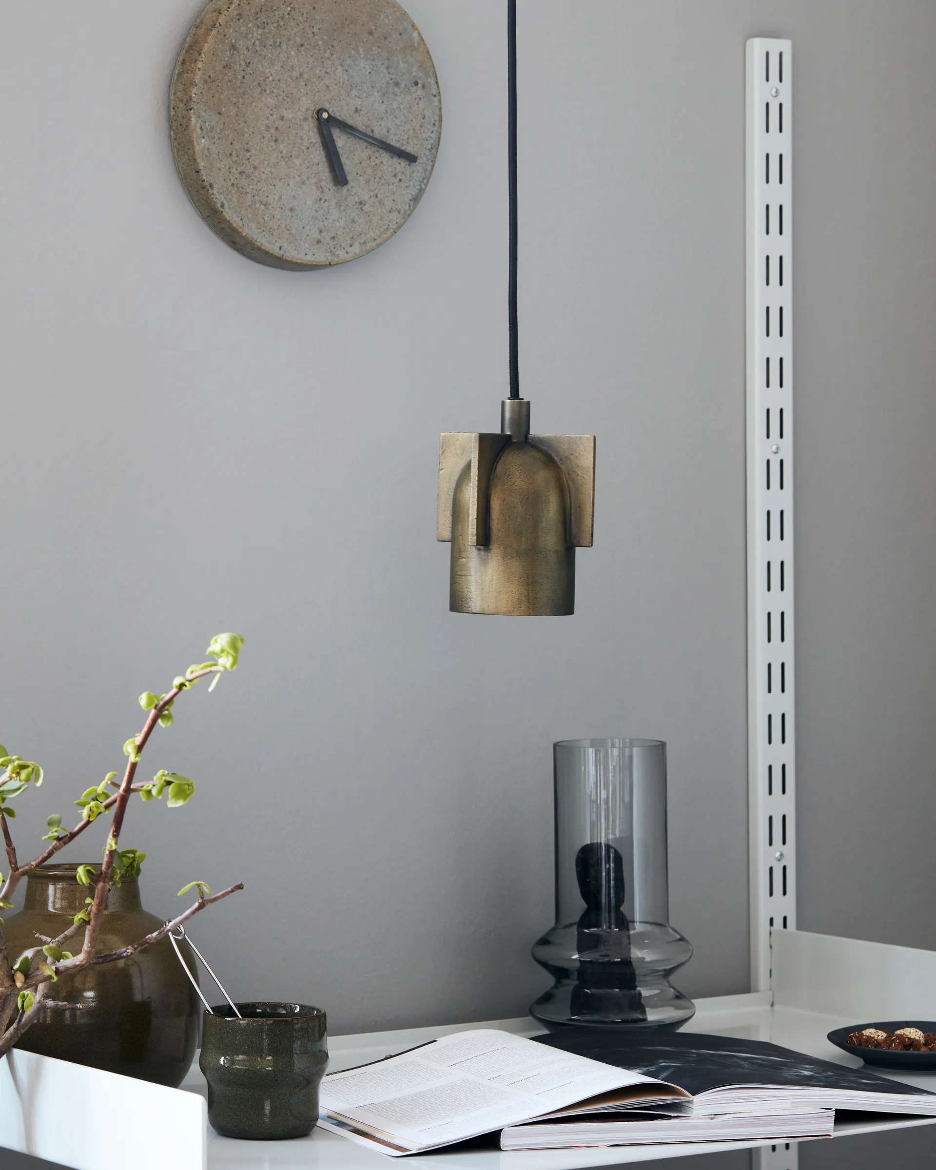 Akola plafondlamp 13 cm, Antiek messing House Doctor