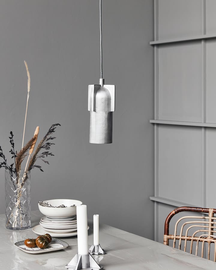 Akola plafondlamp 23 cm, Geborsteld zilver House Doctor