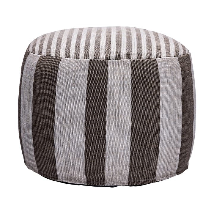 Alfo poef 40xØ60 cm - Bruin-wit - House Doctor