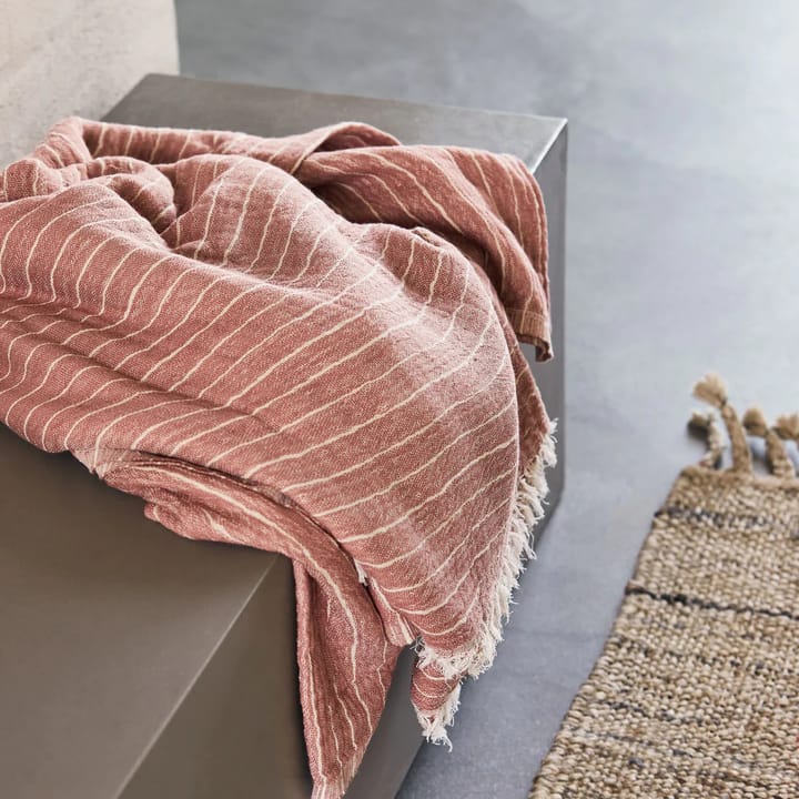 Alice stripe plaid 140x200 cm, Dusty berry House Doctor