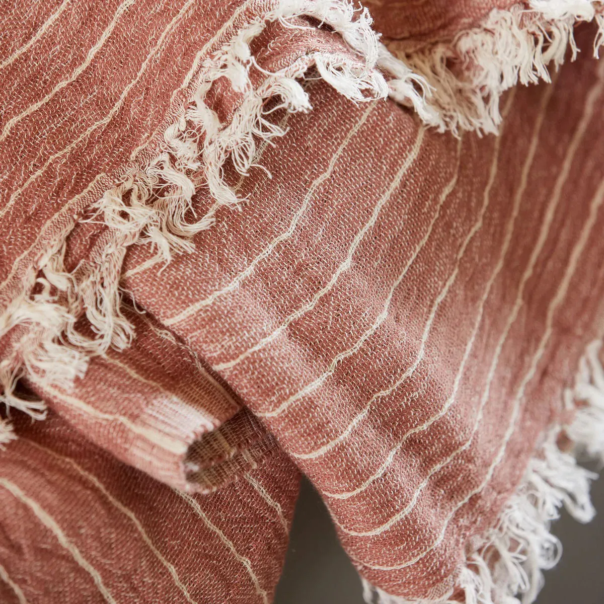 Alice stripe plaid 140x200 cm, Dusty berry House Doctor