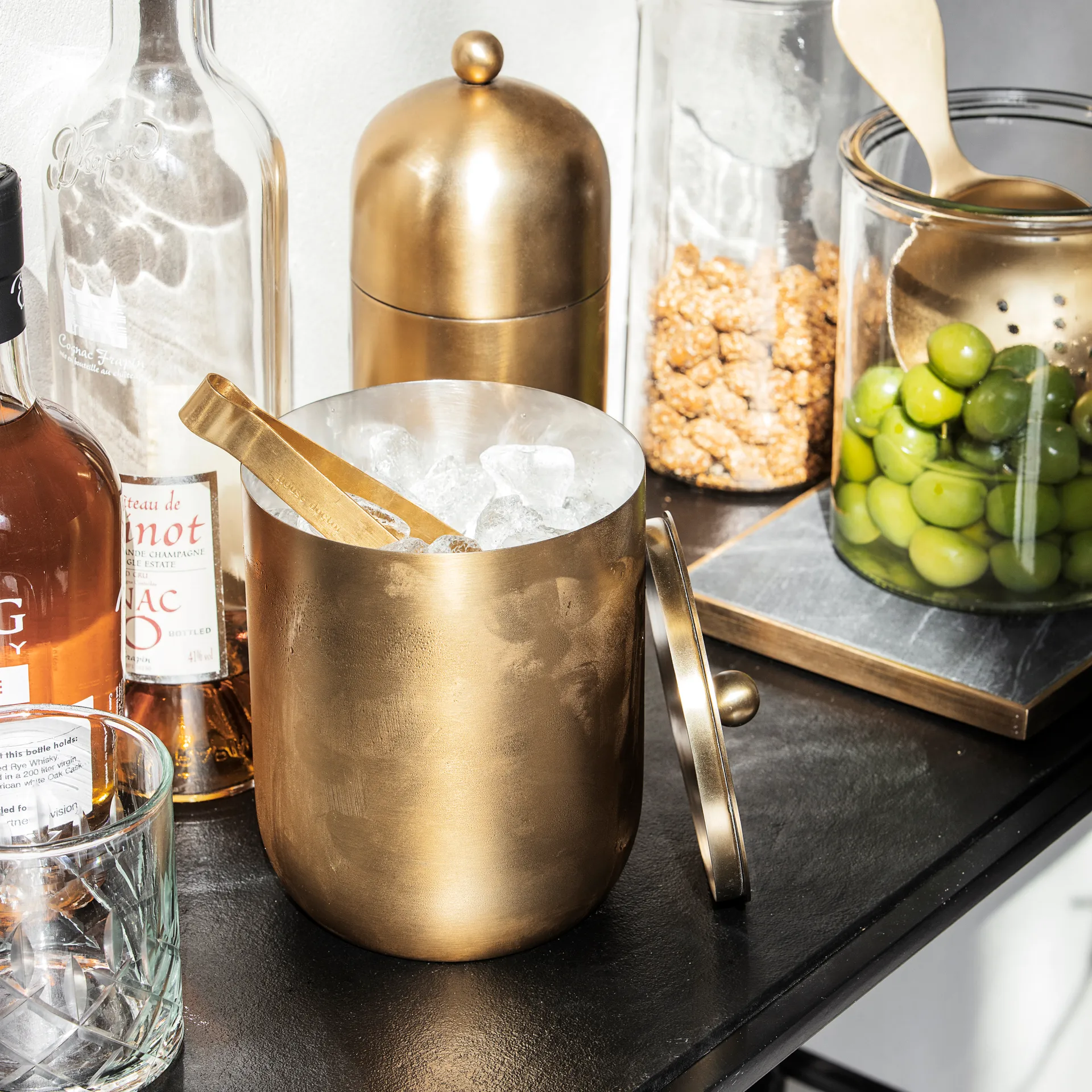 Alir wijnkoeler, messing House Doctor