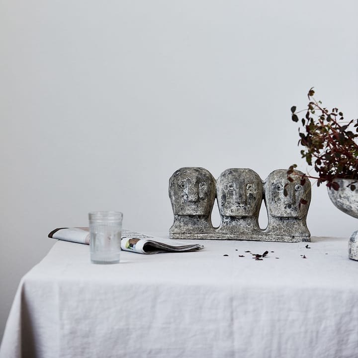 Ancient head decoratie - Grijsbruin - House Doctor