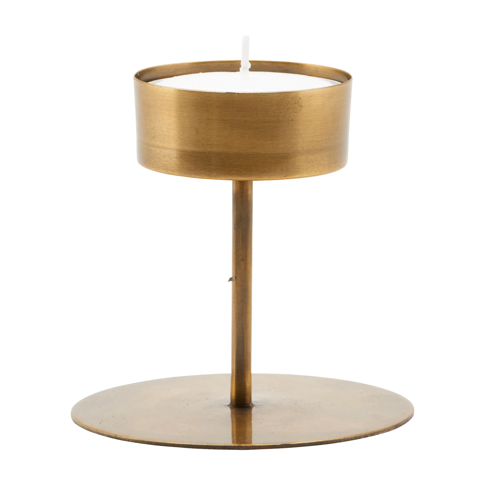 Anit kandelaar antiek messing, 10 cm House Doctor