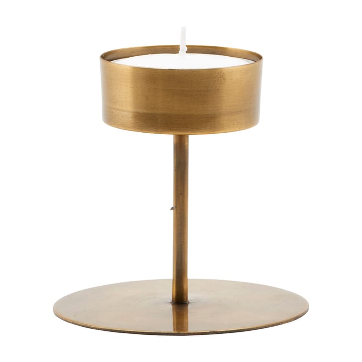 Anit kandelaar antiek messing - 10 cm - House Doctor