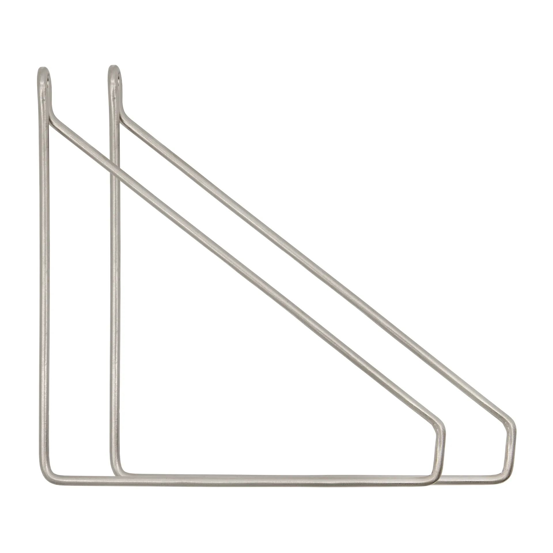 Apart plankdragers 2-pack, Geborsteld zilver House Doctor
