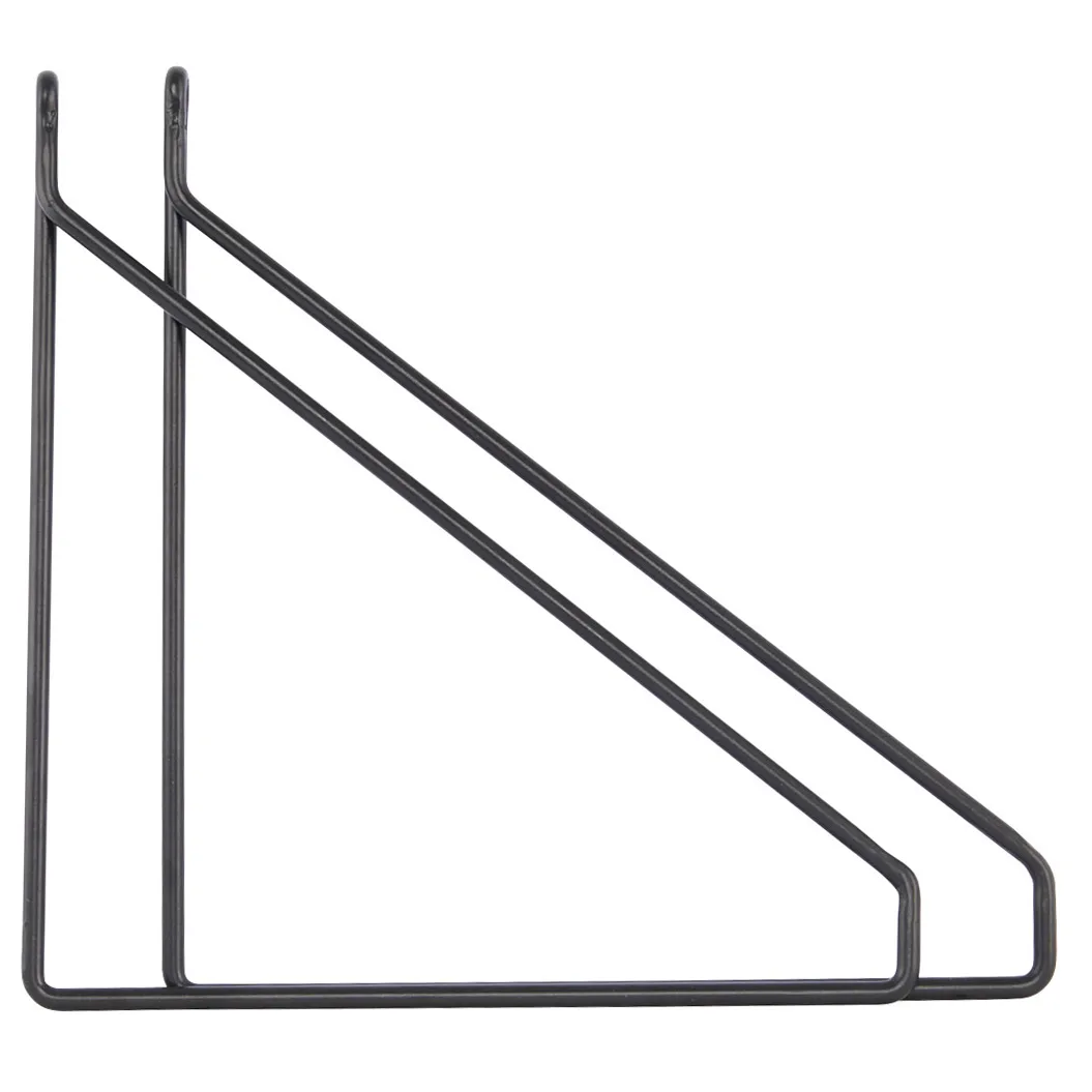 Apart plankdragers 2-pack, Zwart House Doctor