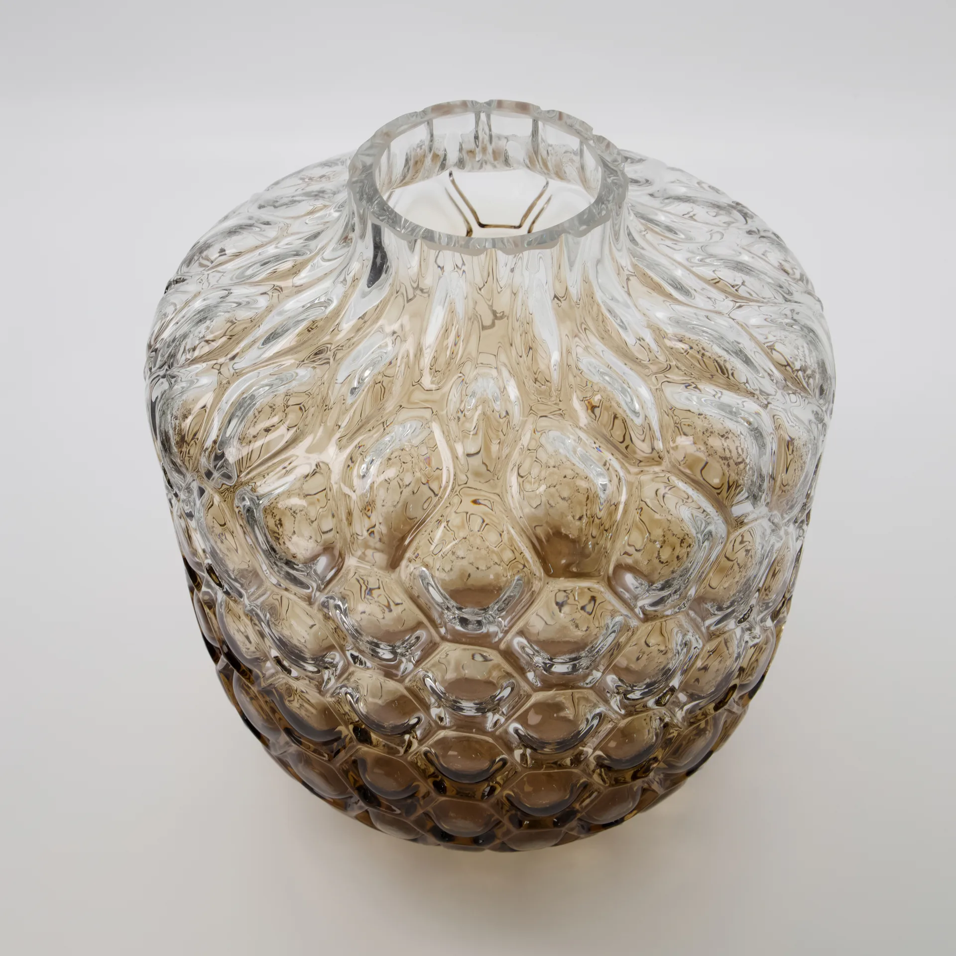 Art Deco vaas 31 cm, Bruin House Doctor