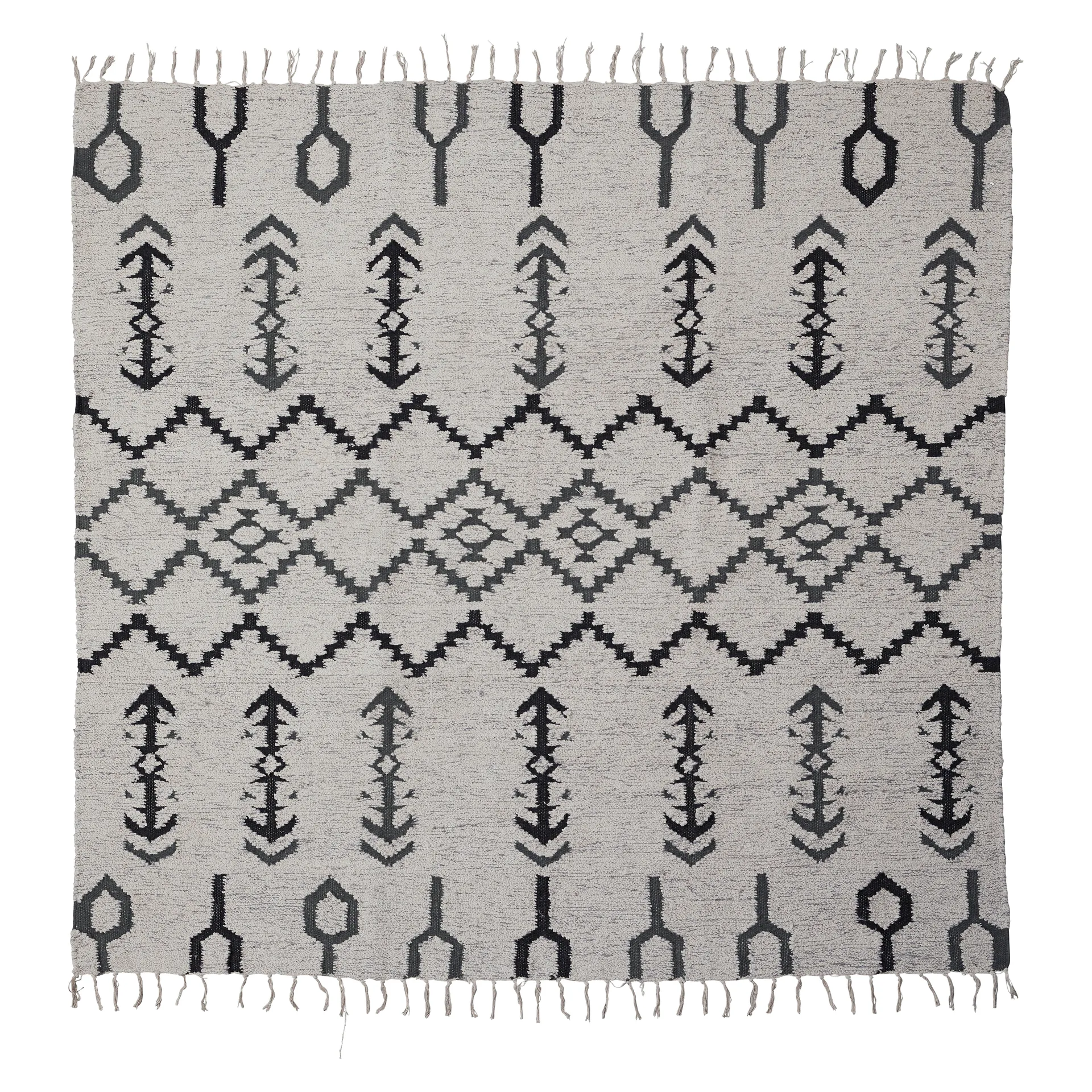 Arte vloerkleed 180x180 cm, Off-white House Doctor