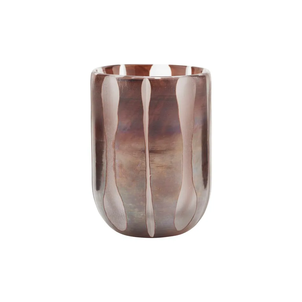 Bai waxinelichtjeshouder 10,5 cm, Bruin House Doctor