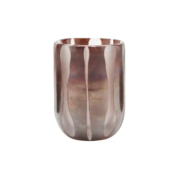 Bai waxinelichtjeshouder 10,5 cm - Bruin - House Doctor