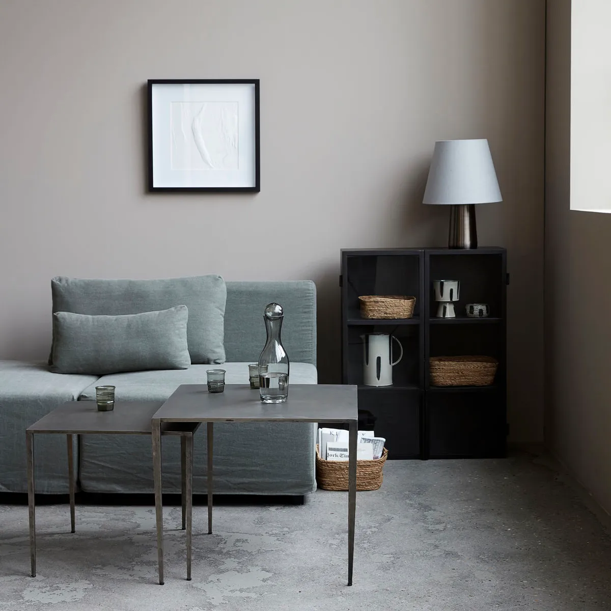 Bakora lampvoet 30 cm, Ijzer House Doctor