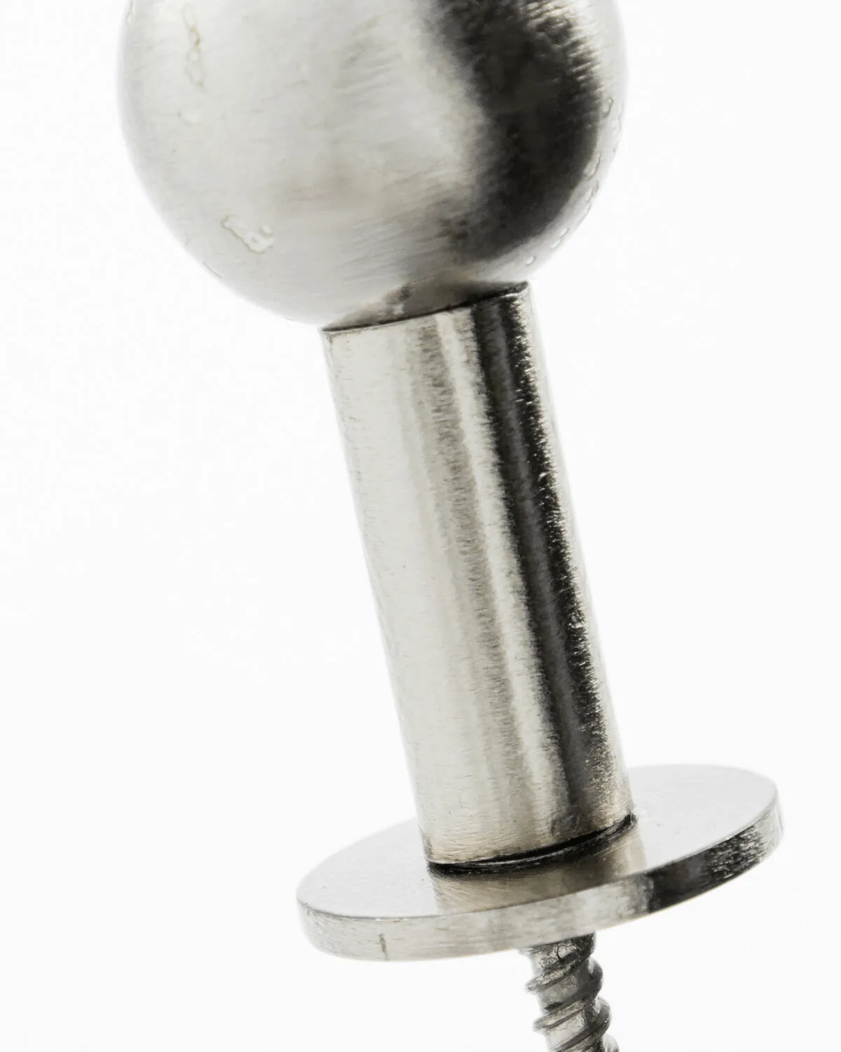Ball haak 2-pack, Zilverkleurige afwerking, Ø4x2 cm House Doctor