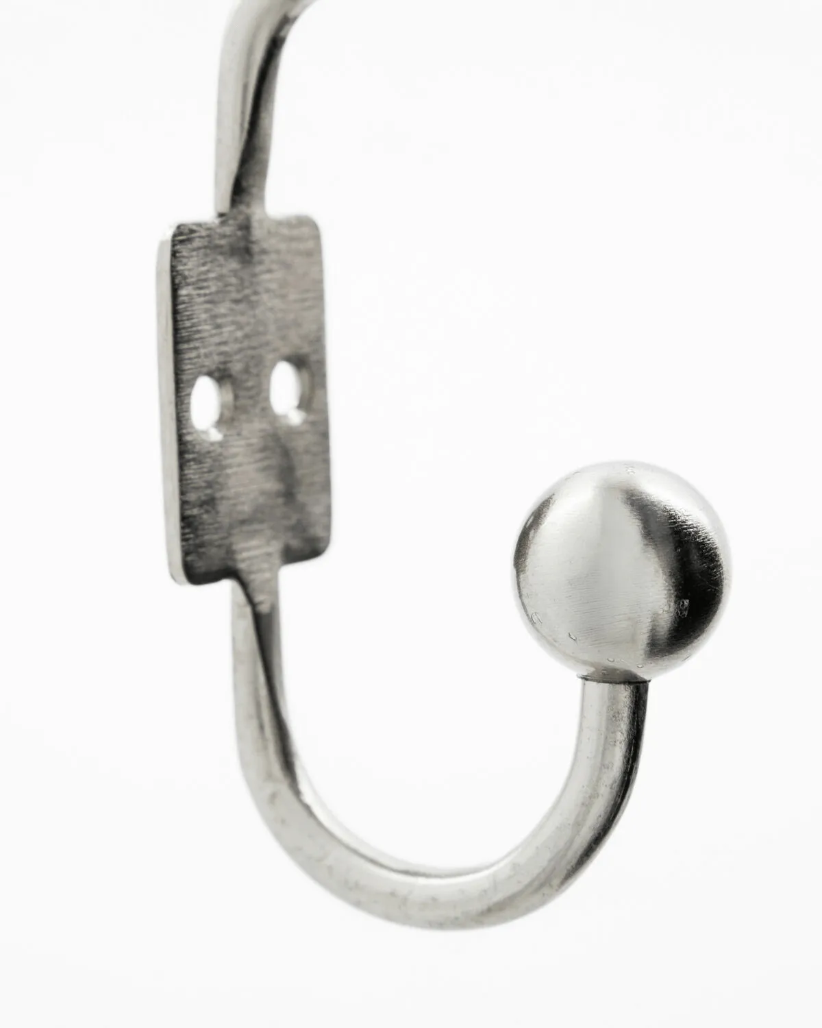 Ball haak 2-pack, Zilverkleurige afwerking, Ø7x13 cm House Doctor