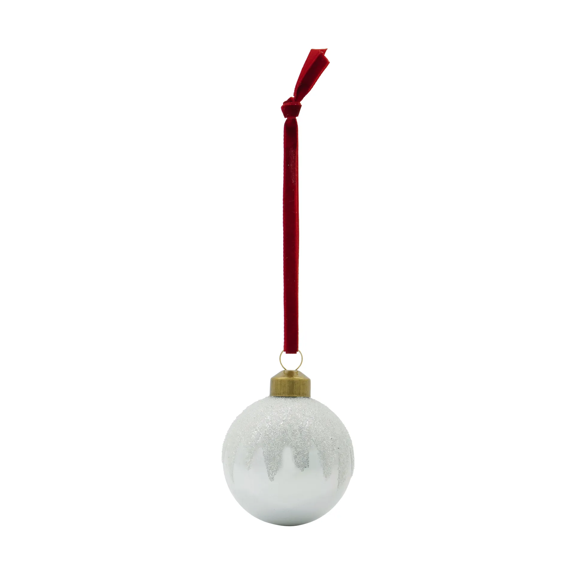 Bano kerstbal 4-pack, Zilver House Doctor
