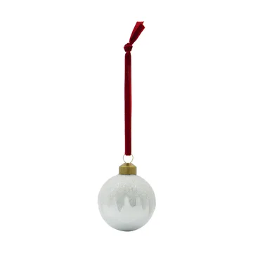 Bano kerstbal 4-pack - Zilver - House Doctor
