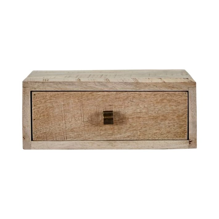 Bedsi bijzettafeltje/plank 25x35x14 cm - Natuur - House Doctor