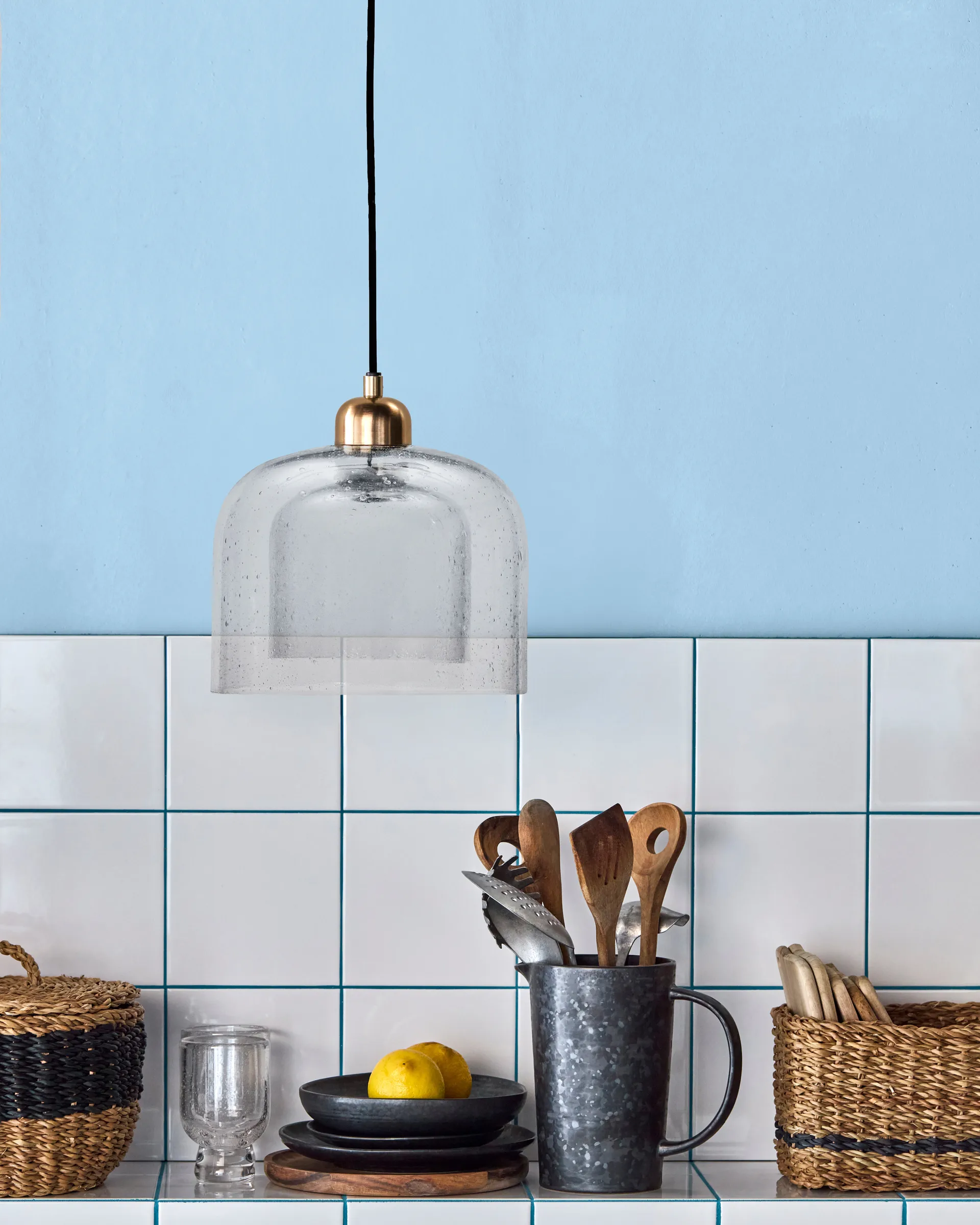 Bell pendel Ø25 cm, Transparant House Doctor