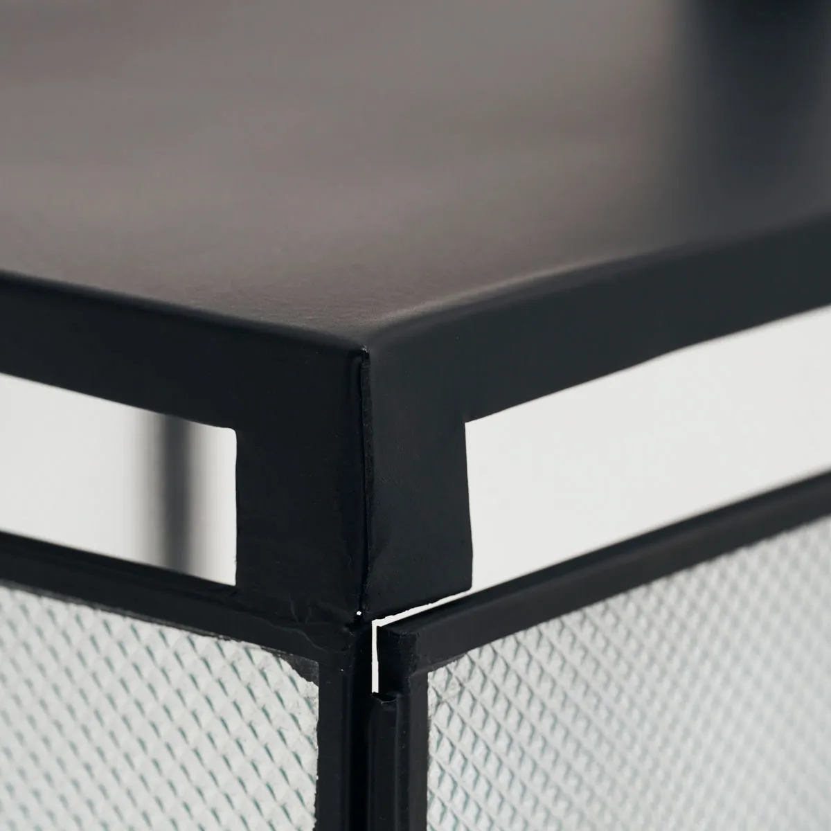 Blaze windlicht 40 cm, Zwart antiek House Doctor