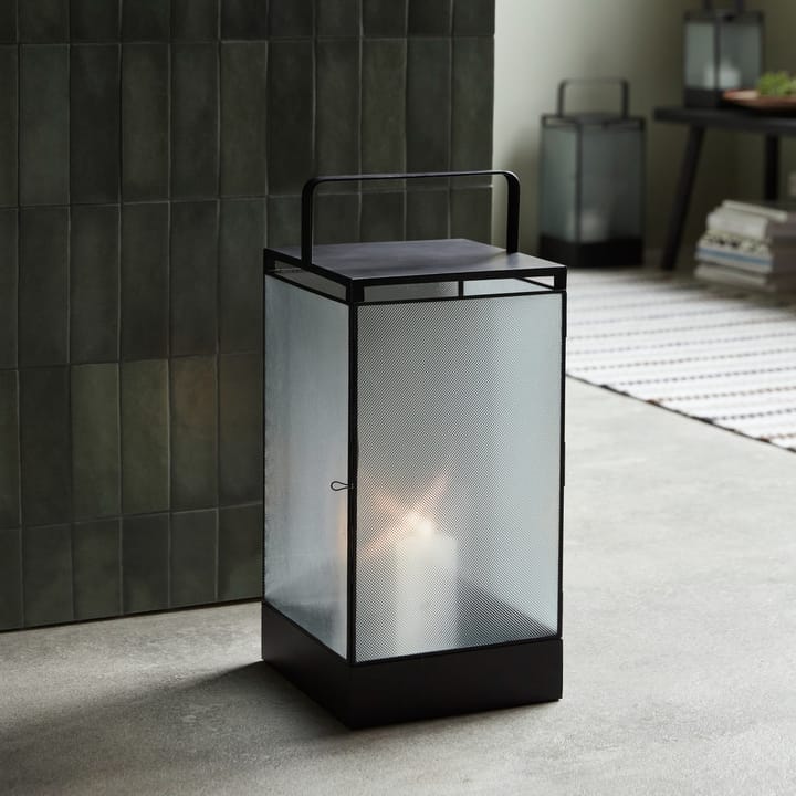 Blaze windlicht 50 cm, Zwart antiek House Doctor