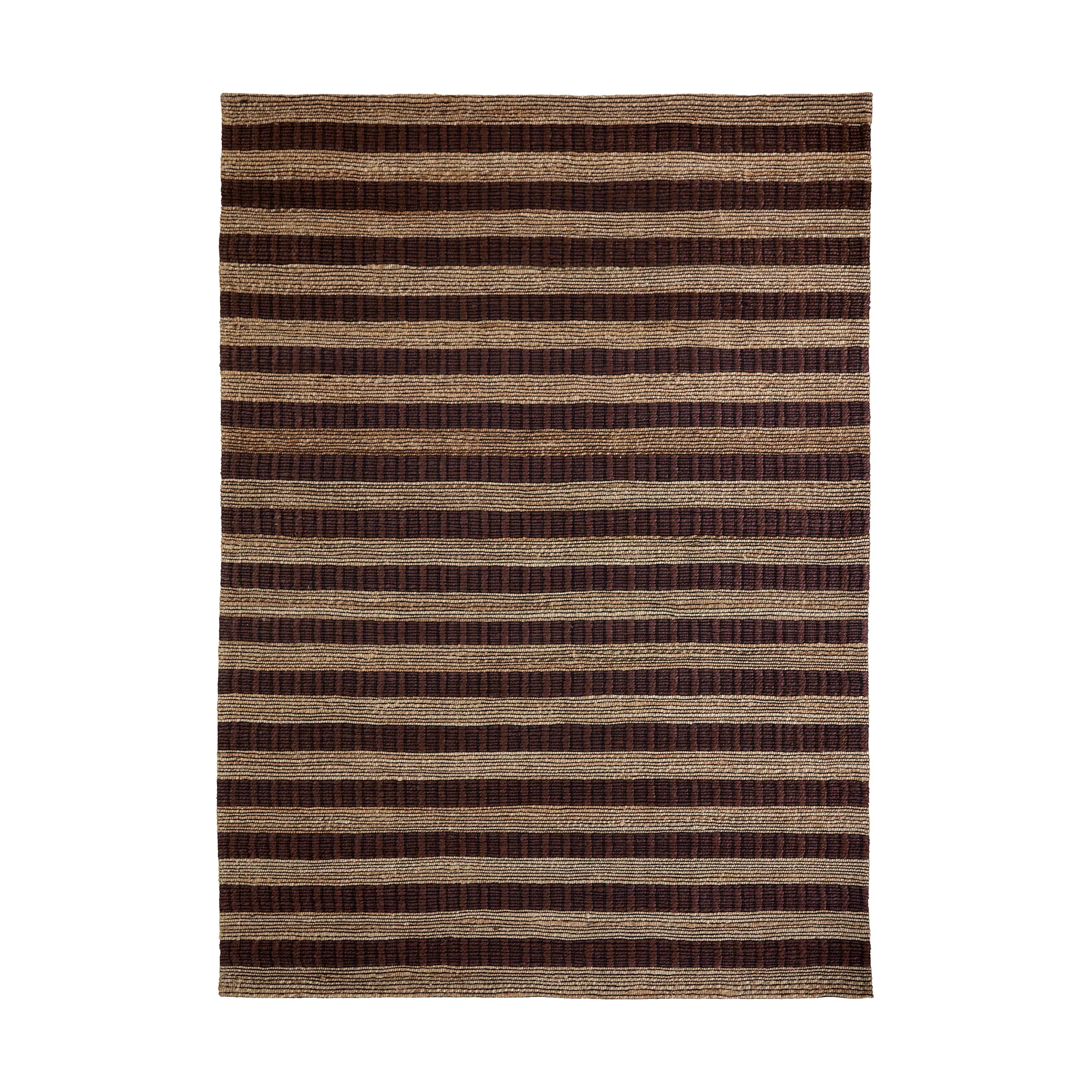 Block mat bruin-naturel, 160x230 cm House Doctor