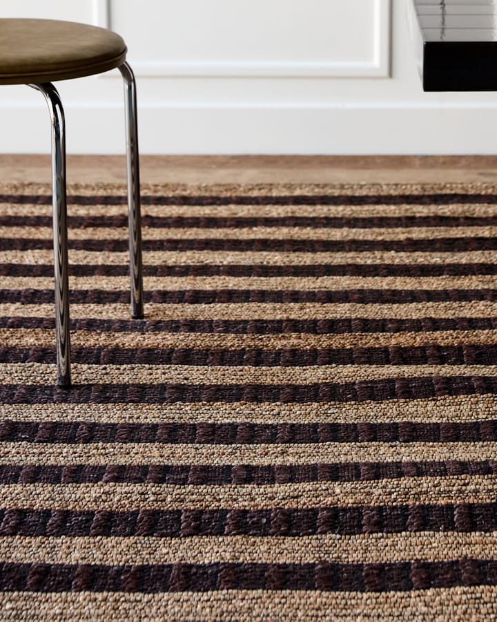 Block mat bruin-naturel, 160x230 cm House Doctor