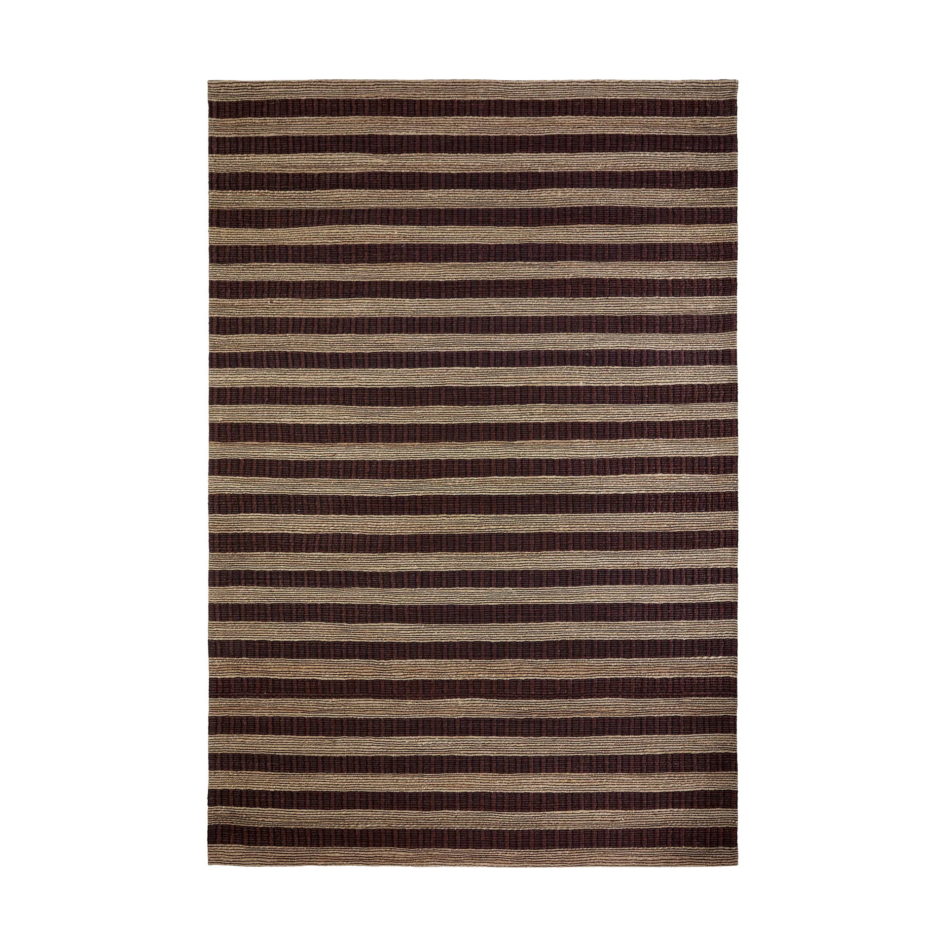 Block mat bruin-naturel, 200x300 cm House Doctor