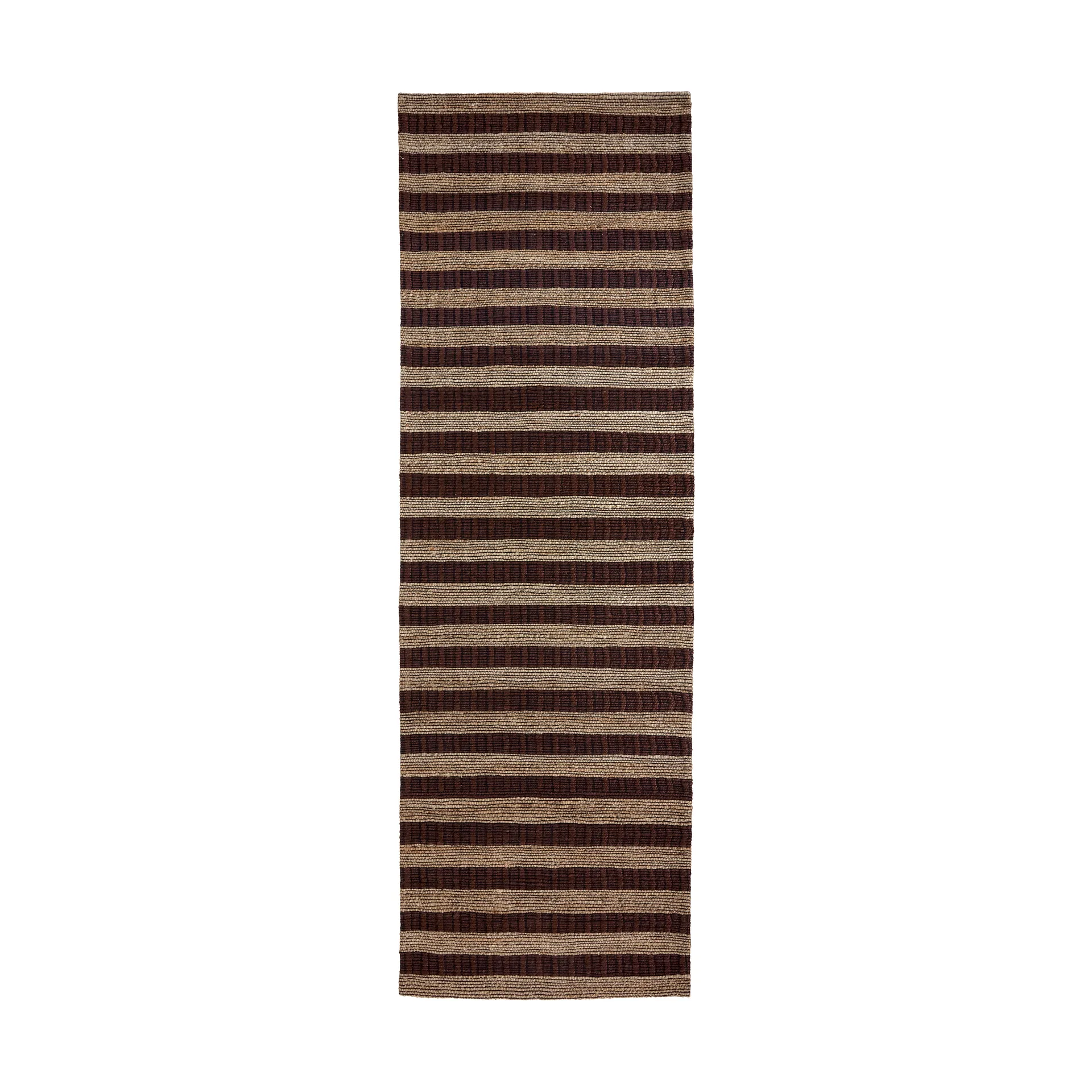 Block mat bruin-naturel, 90x300 cm House Doctor