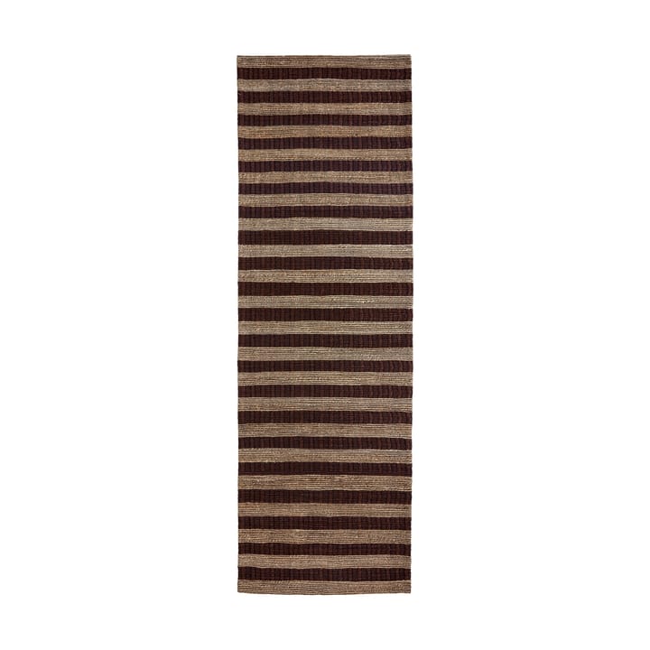 Block mat bruin-naturel - 90x300 cm - House Doctor