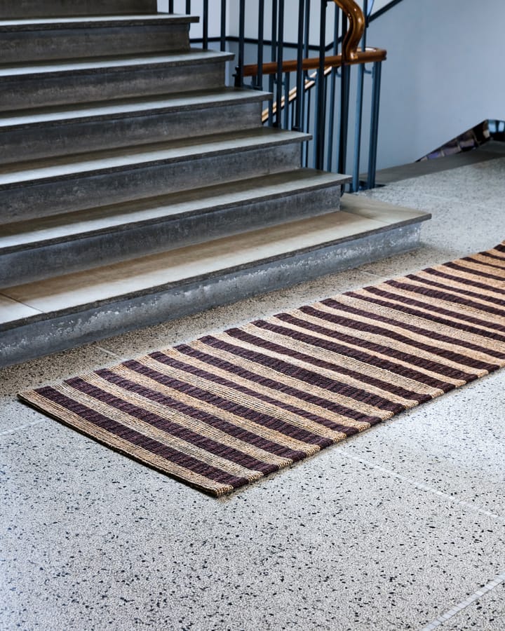 Block mat bruin-naturel, 90x300 cm House Doctor