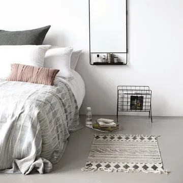 Block vloerkleed - 60 x 90 cm. - House Doctor