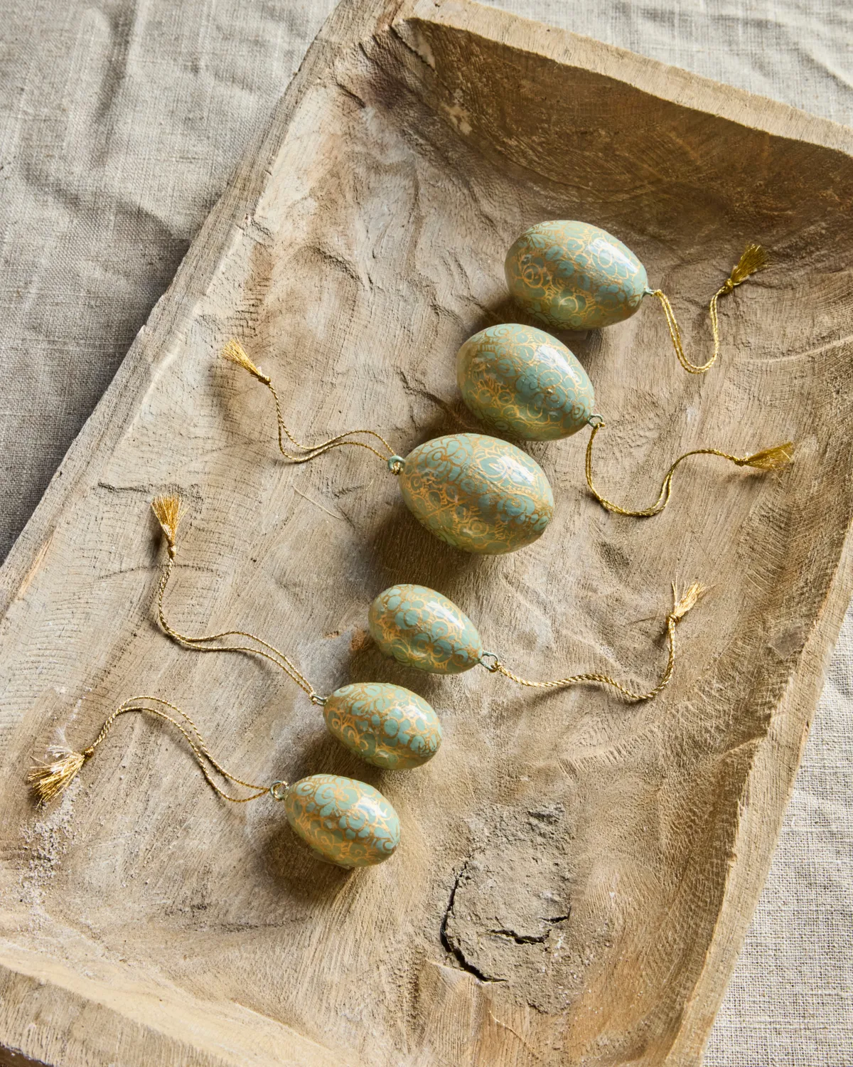 Bloom paaseieren 6-delig, Lichtblauw House Doctor