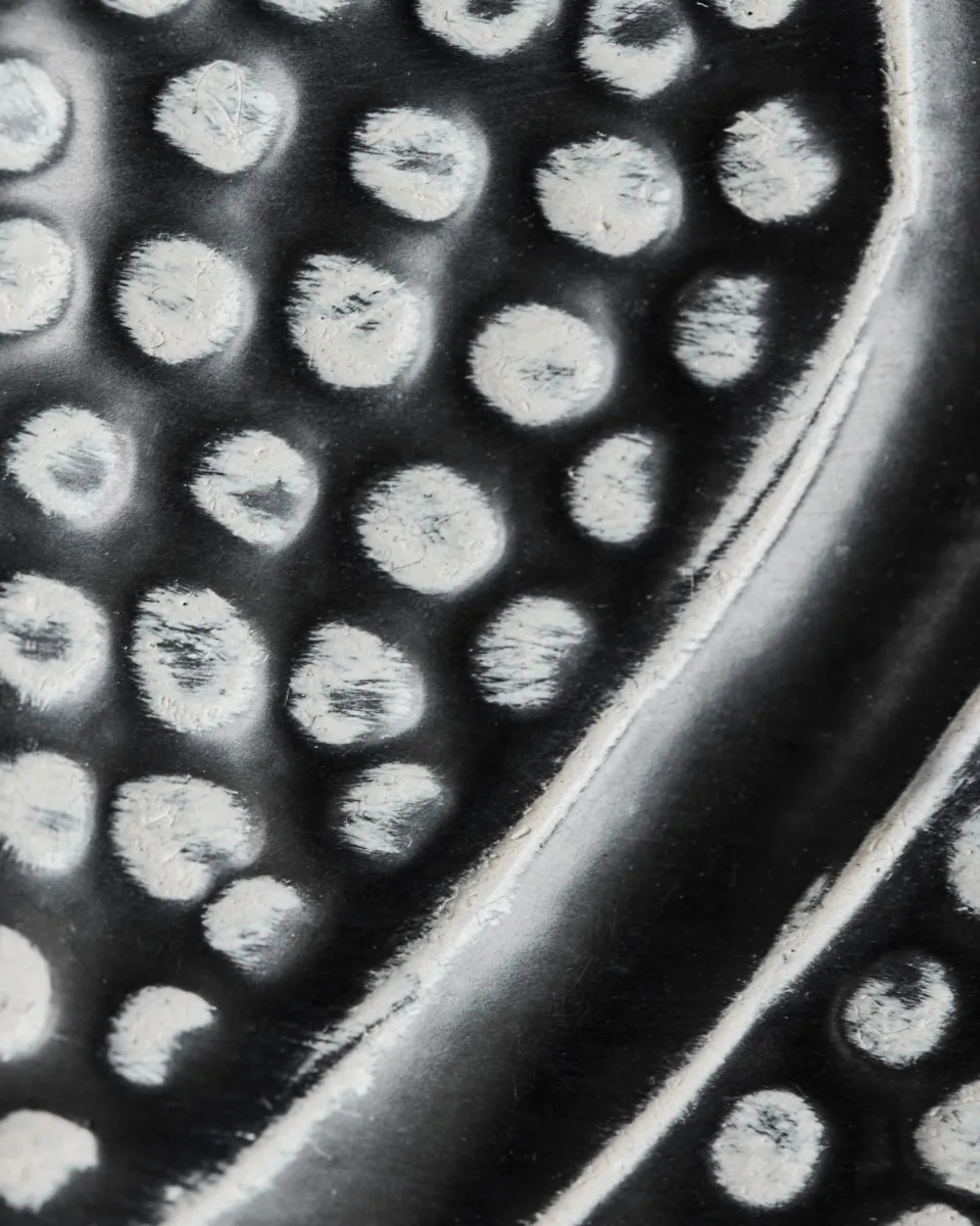 Bloss vaas 38 cm, Zwart House Doctor