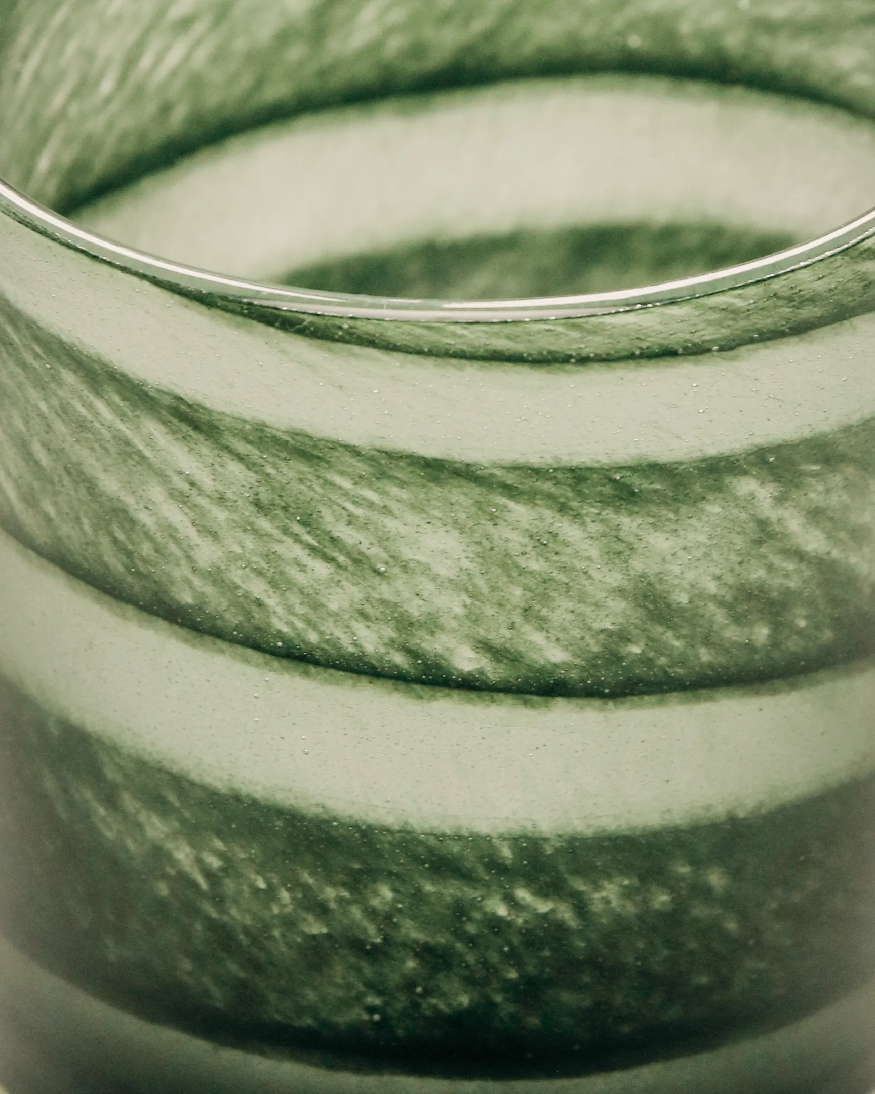 Blur waxinelichtjeshouder Ø9 cm, Groen House Doctor