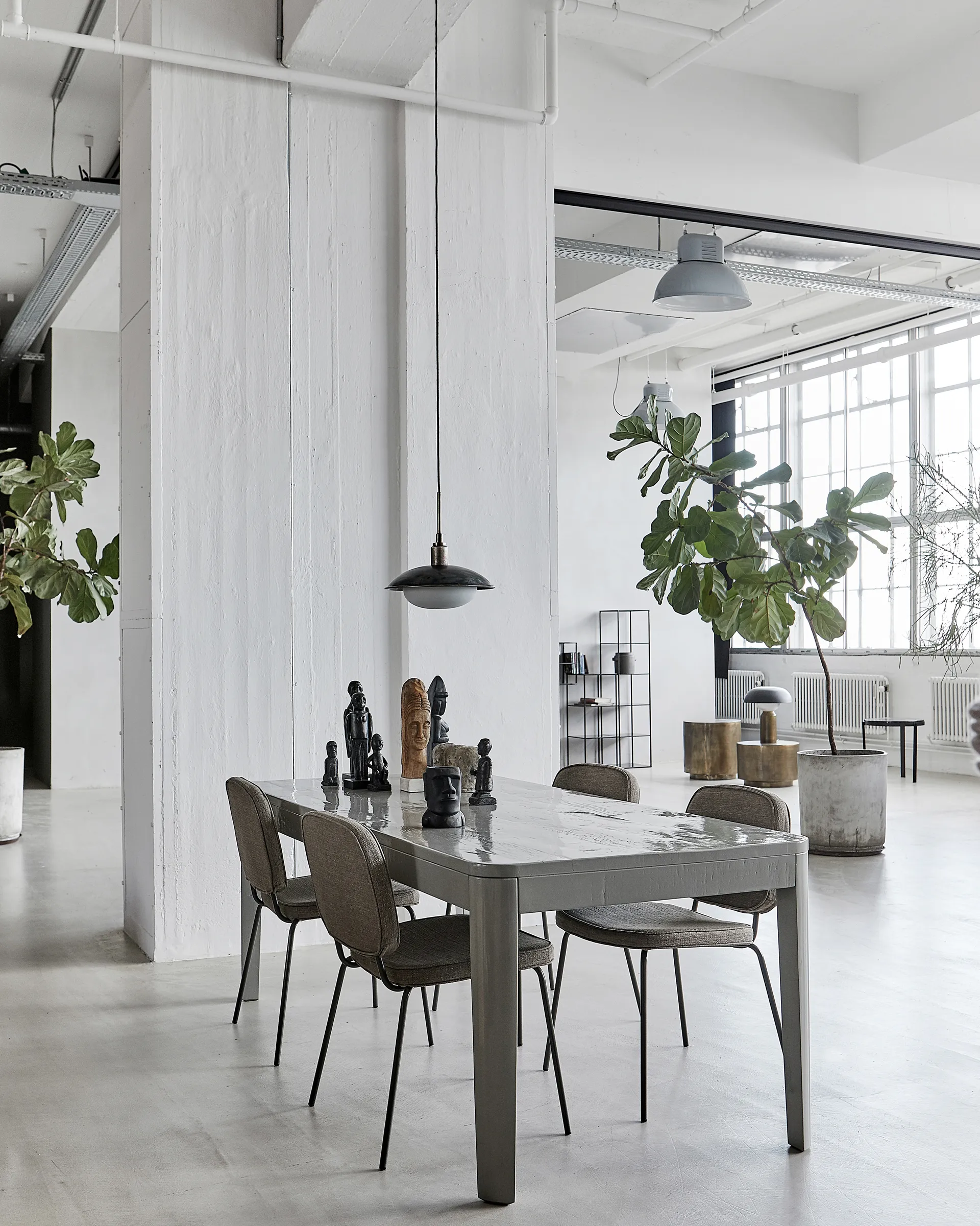 Boston plafondlamp Ø32 cm, Antiek bruin House Doctor