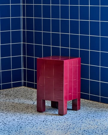 Brick bijzettafel - Rood - House Doctor