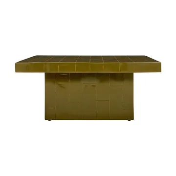 Brick salontafel 100x100x44 cm - Groen - House Doctor