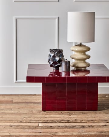 Brick salontafel 100x100x44 cm - Rood - House Doctor