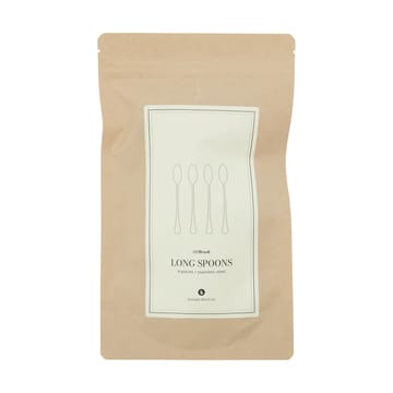 Brush lange lepel 4-pack - Zilveren afwerking - House Doctor