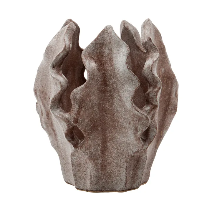 Camden theelichthouder - Mockabruin, Ø14x17 cm - House Doctor