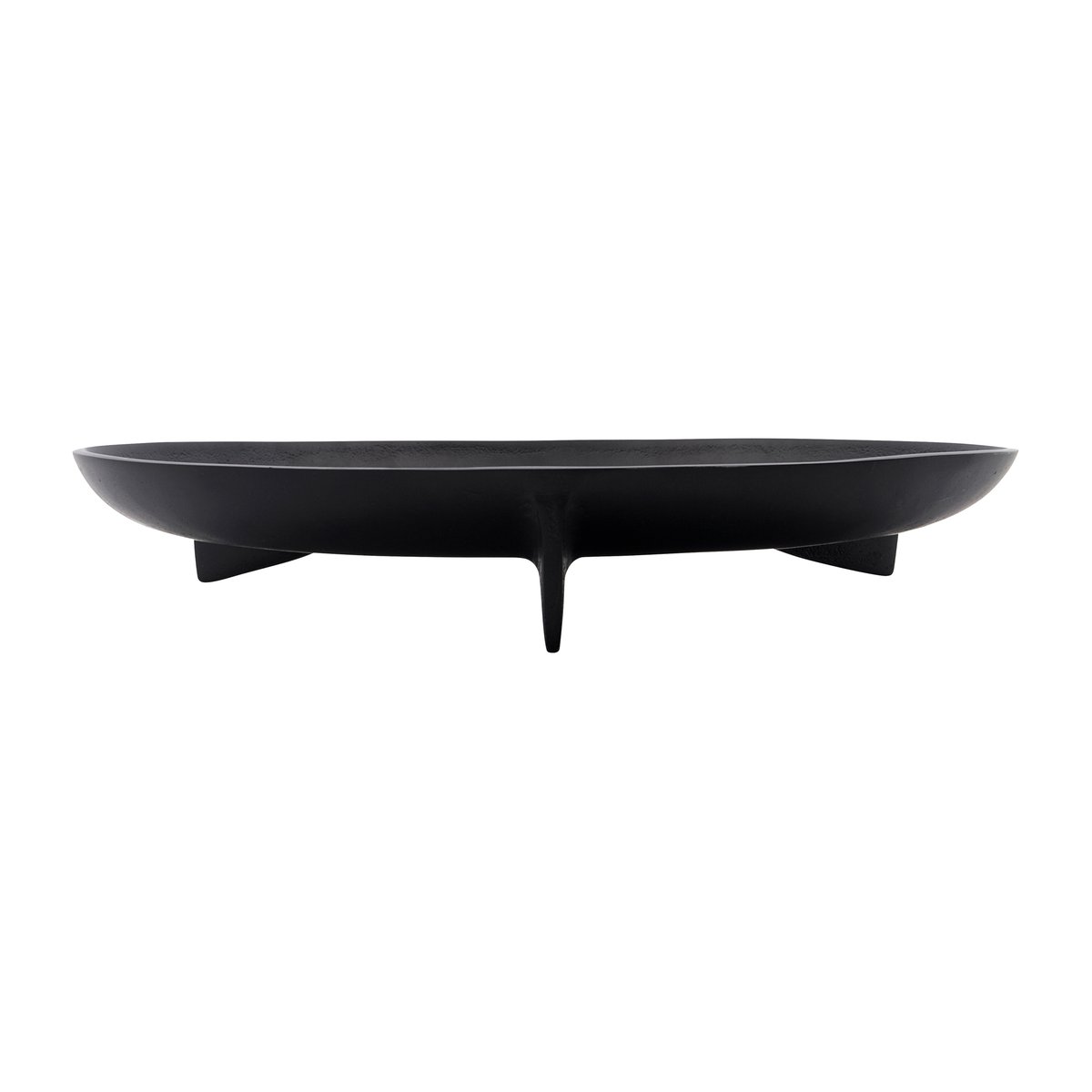 House Doctor Cast dienblad o38 cm Zwart | Scandinavisch Interieur | Dienbladen | Zwart