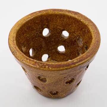 Chau waxinelichtjeshouder 11 cm - Donkerbruin - House Doctor