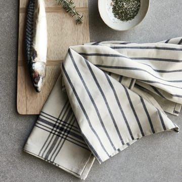 Chef keukenhanddoek 55x75 cm 2-pack - Zwart - House Doctor