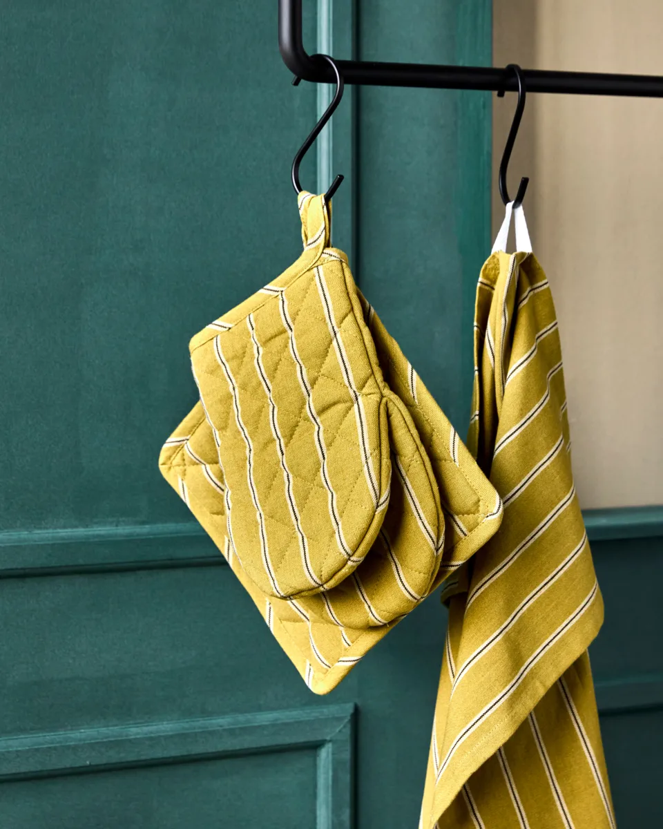 Chef ovenwant 14x24 cm 2-pack, Mosterdgeel House Doctor